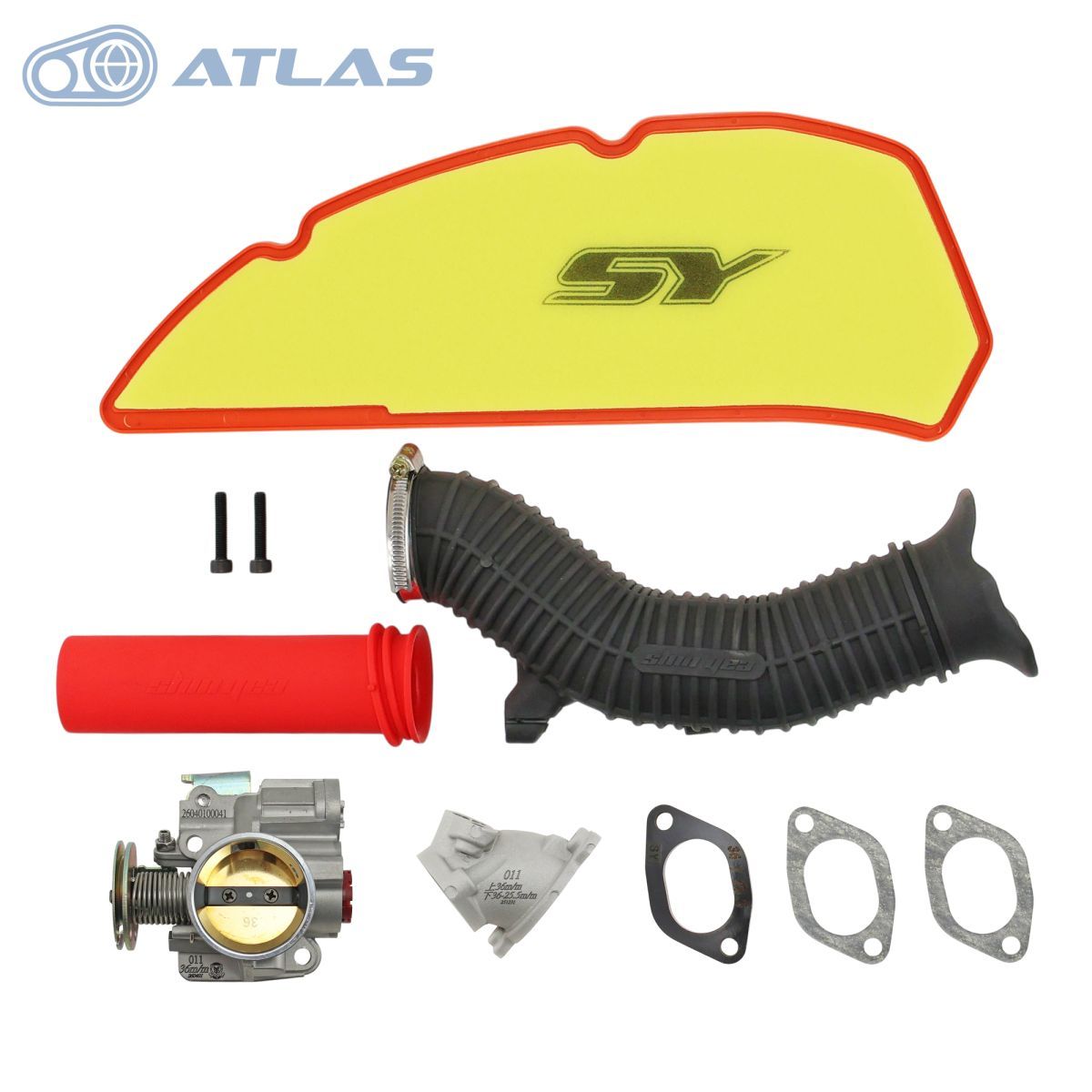 新雅部品 7型シグナスX CYGNUS X XR インテークパイプ インマニ36mm ビッグスロットルボディセット Φ36mm 162cc～