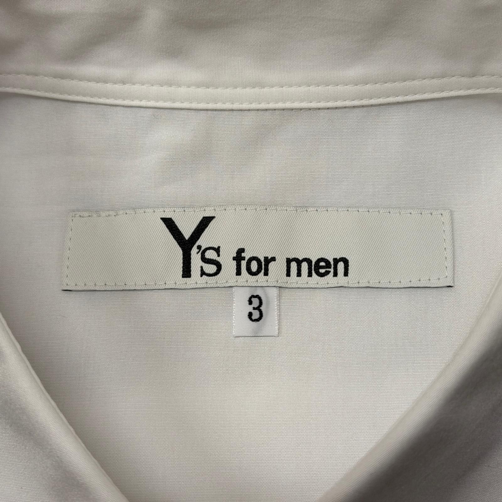 参考上代96800円 未使用 Y's for men ヨウジヤマモト TRIPLE COLLAR