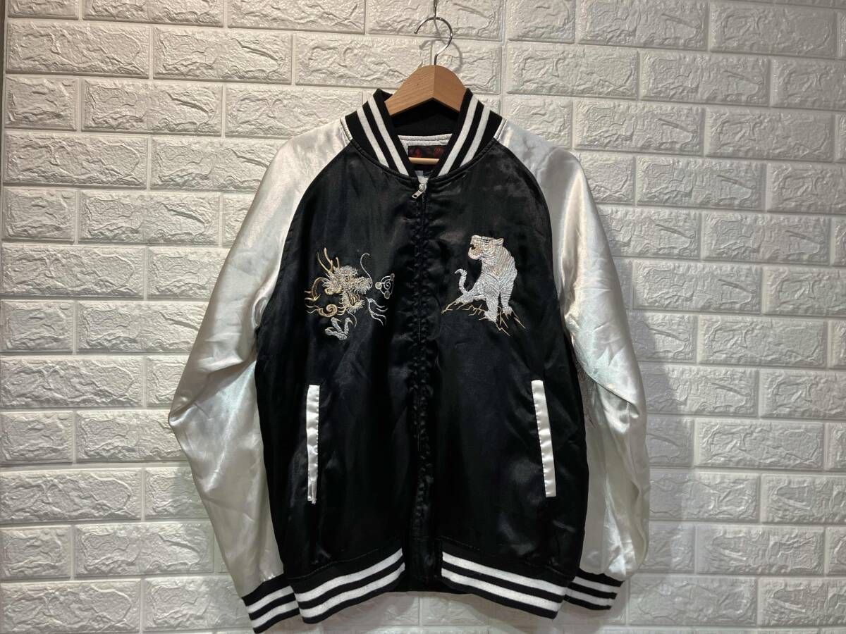 一心如鏡 イッシンニンキョウ スカジャン 和柄 Black 黒 Lサイズ 53937 6,776円