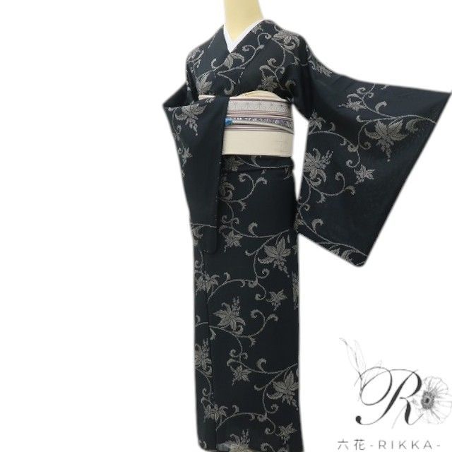 六花-RIKKA- 美品未着用 洗える夏着物 紗❀花咲き実る、私だけのモダン