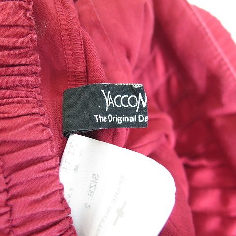 ヤッコマリカルド YACCOMARICARD ピンタック バック切替 ワイドパンツ