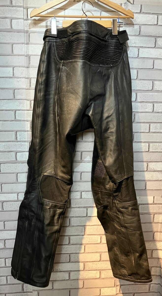 GOOD LUCK グッドラック シングルライダース レザーライディングスーツ ジャケット パンツ セットアップ 34 Lサイズ