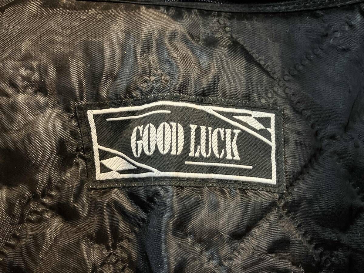 GOOD LUCK グッドラック シングルライダース レザーライディングスーツ ジャケット パンツ セットアップ 34 Lサイズ