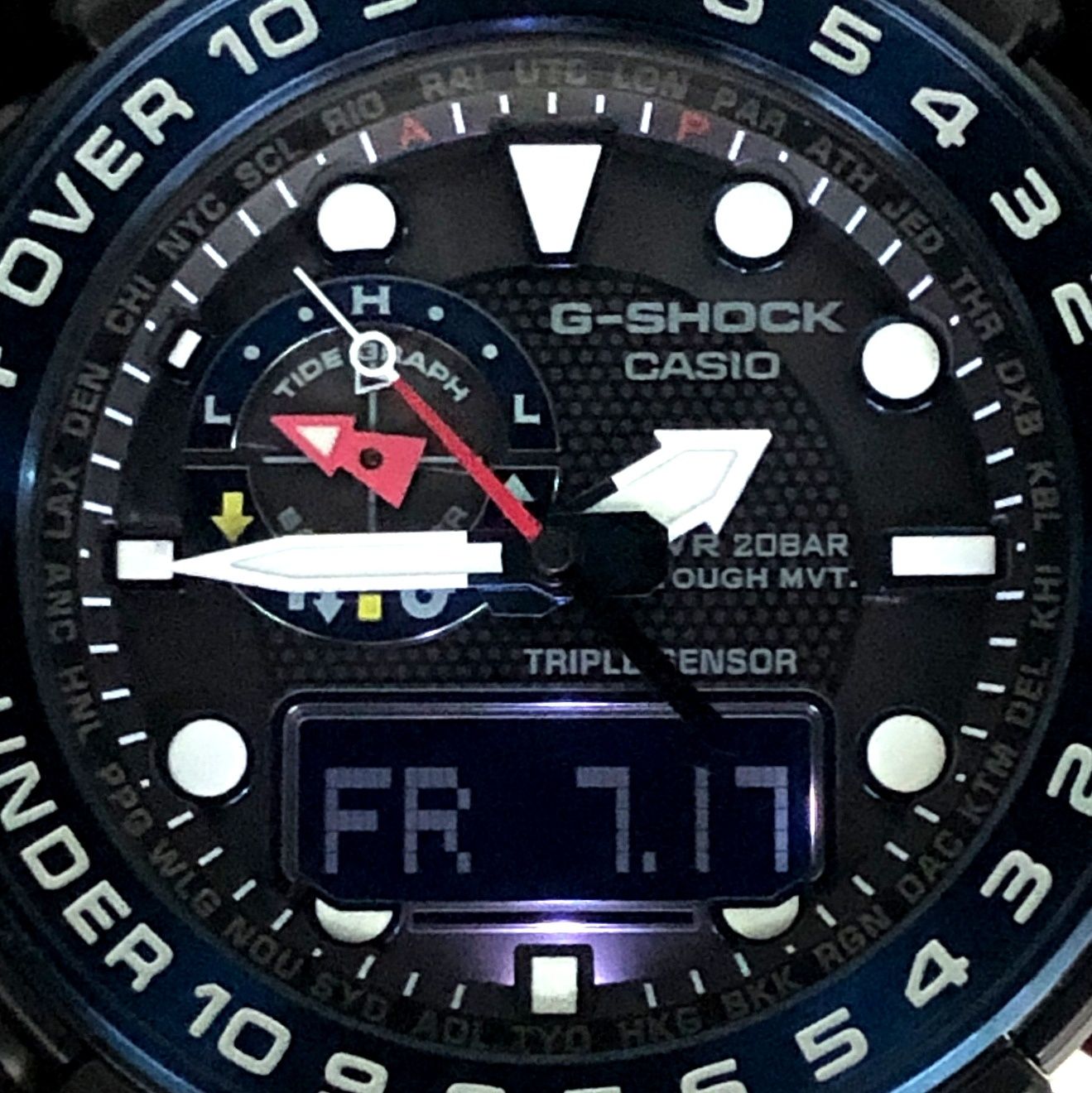 G-SHOCK ジーショック GWN-1000B-1B ガルフマスター 電波ソーラー