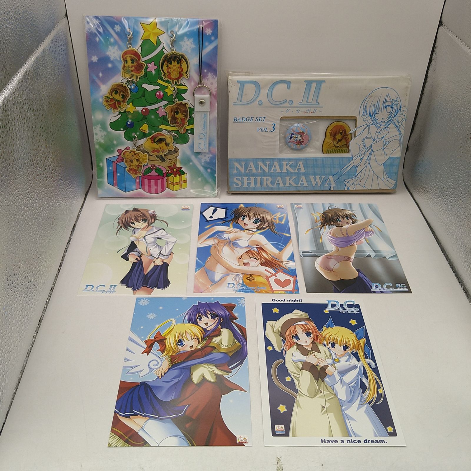 CIRCUS】 D.C.Ⅱ 〜ダ・カーポⅡ〜 グッズ3点セット 美少女ゲーム
