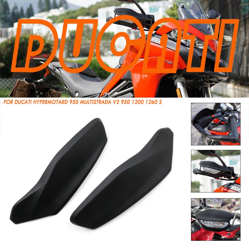 Ducati Multistrada V2/V2S/950/1200 用 ハンドガード フロントガラス