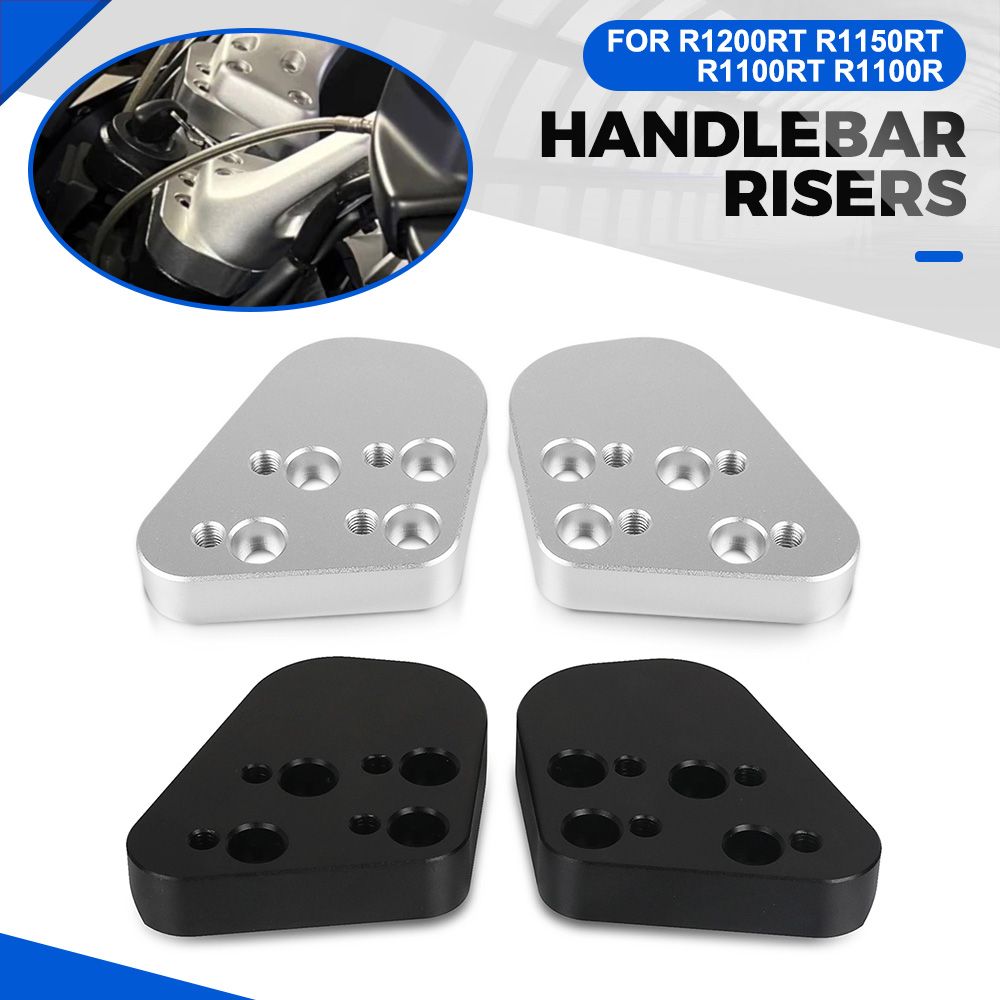 BMW R1200RT/R1150RT/R1100RT/R1100R/R1150R/R850R 用 CNC アルミハンドルバーライザー