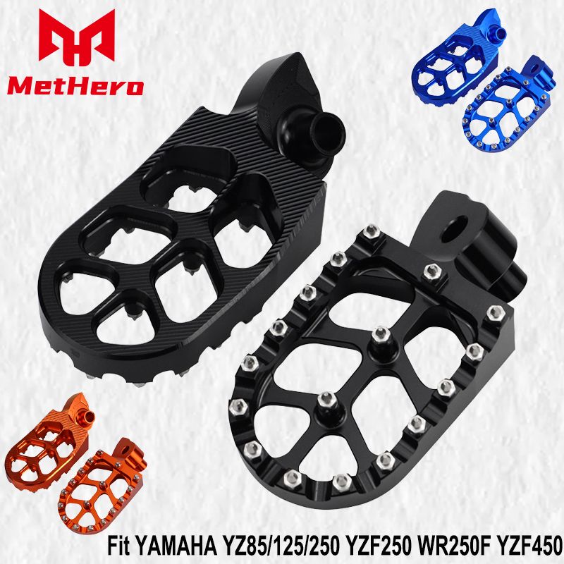 ヤマハ YZ85/125/250 1999-2022 YZF250 WR250F 2004-2022 CNC フットペグ