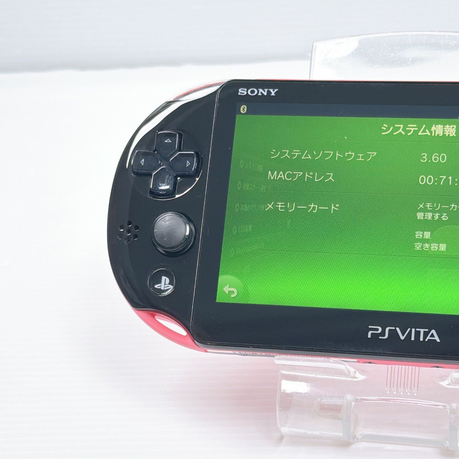 PSVITA PCH 2000 ピンクブラック PlayStation Vita FW3.60 良品 遊べる