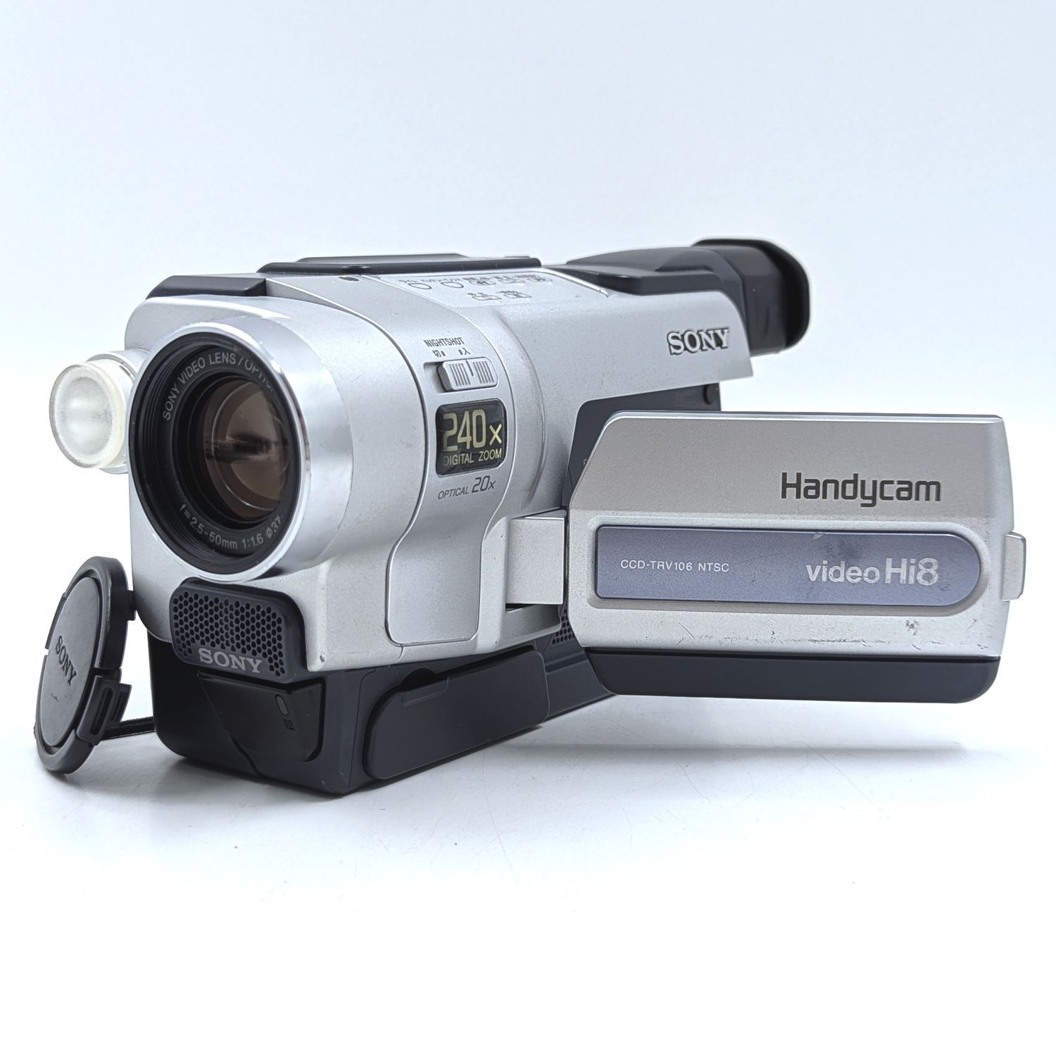 動作良好 Hi8ソニー CCD-TRV106 8ミリビデオカメラ DVD化に最適 SONY ソニー CCD-TRV106 Hi8 Video8 8mm ビデオカメラ 整備済み 8mm