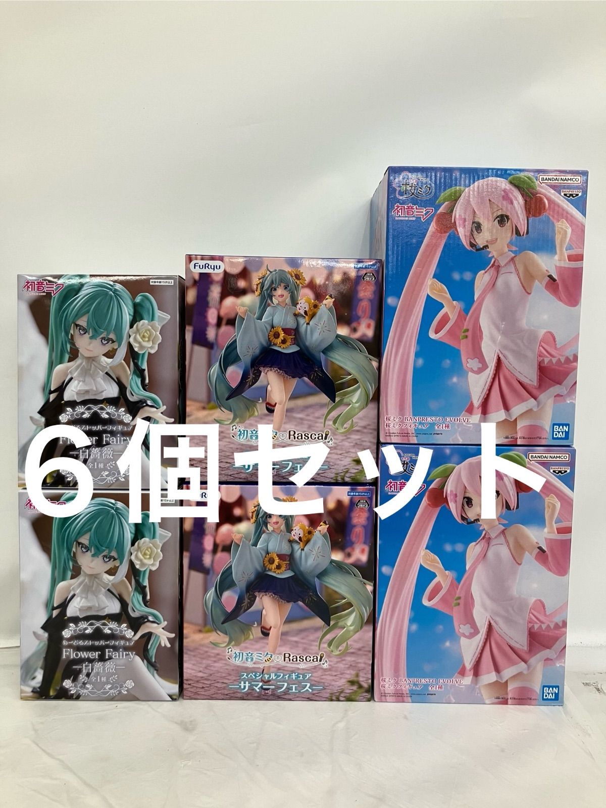 未開封 初音ミク フィギュア 6個セット LF7A93 f107 - メルカリ