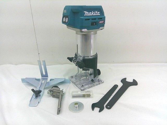 26g-801x【中古】makita ﾏｷﾀ　40Vmax　充電式ﾄﾘﾏ　RT001G　本体のみ