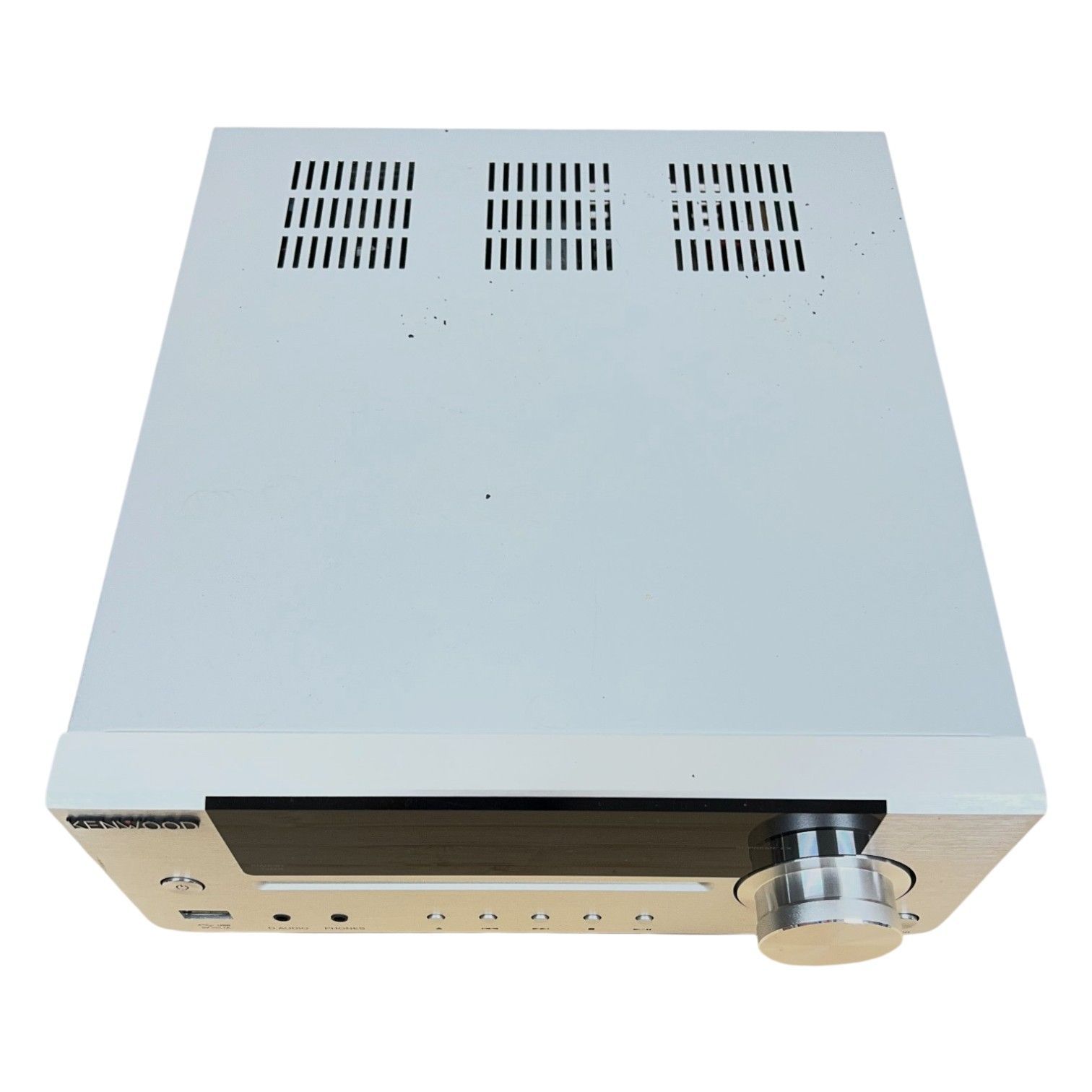 KENOOD コンポネントシステム R-K731 シルバー リモコン・コード付き