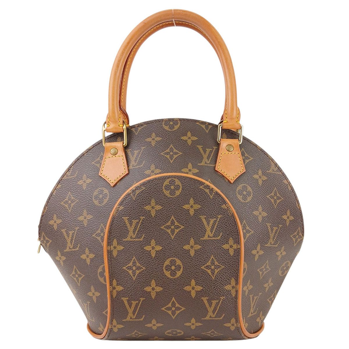 LOUIS VUITTON ルイ・ヴィトン モノグラム エリプス PM ハンドバッグ M51127 レディース モノグラム ヌメ革 ブラウン 中古