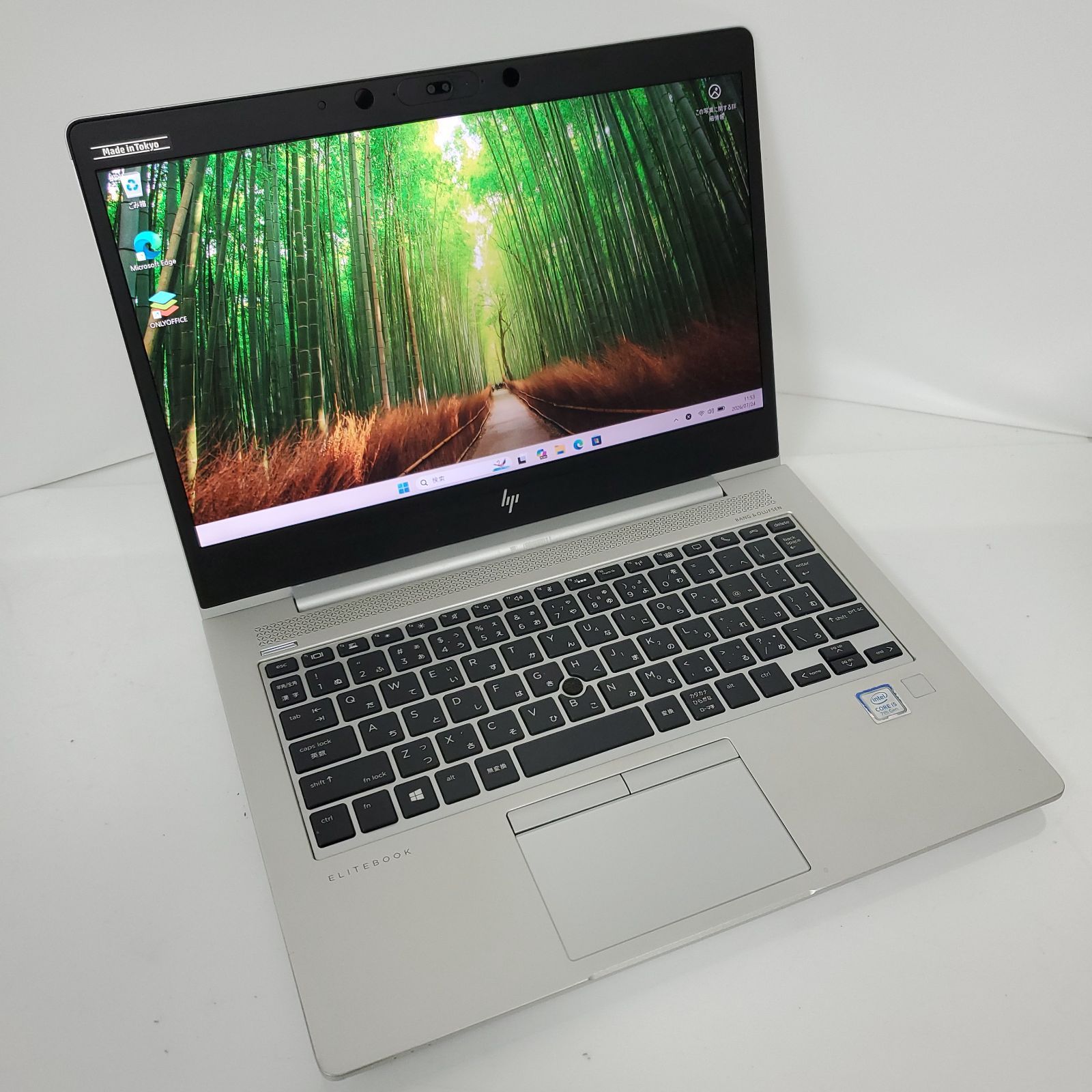 ノートPC・HP EliteBook 830 G5・Intel Core i5-7200U（2.50GHz）・メモリ4GB・SSD256GB ・Win11 Pro　#003119