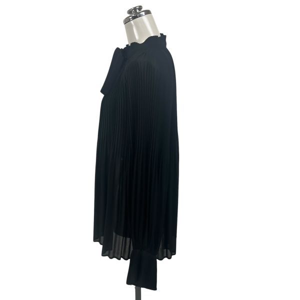 MORABITO*モラビト　現行モデル　長袖ブラウス　ボウタイリボン 38 ◇ モラビト MORABITO ブラウス 長袖 スタンドカラー ボウタイリボン