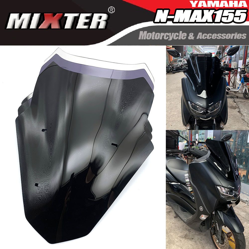 ヤマハ N-MAX 155 用 フロントガラス バイザー 2020-2023