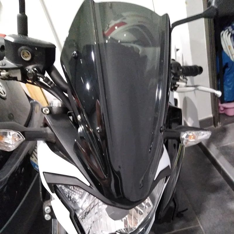 カワサキ Z650 2017-2019 用 フロントガラス ウィンドデフレクター ABS製