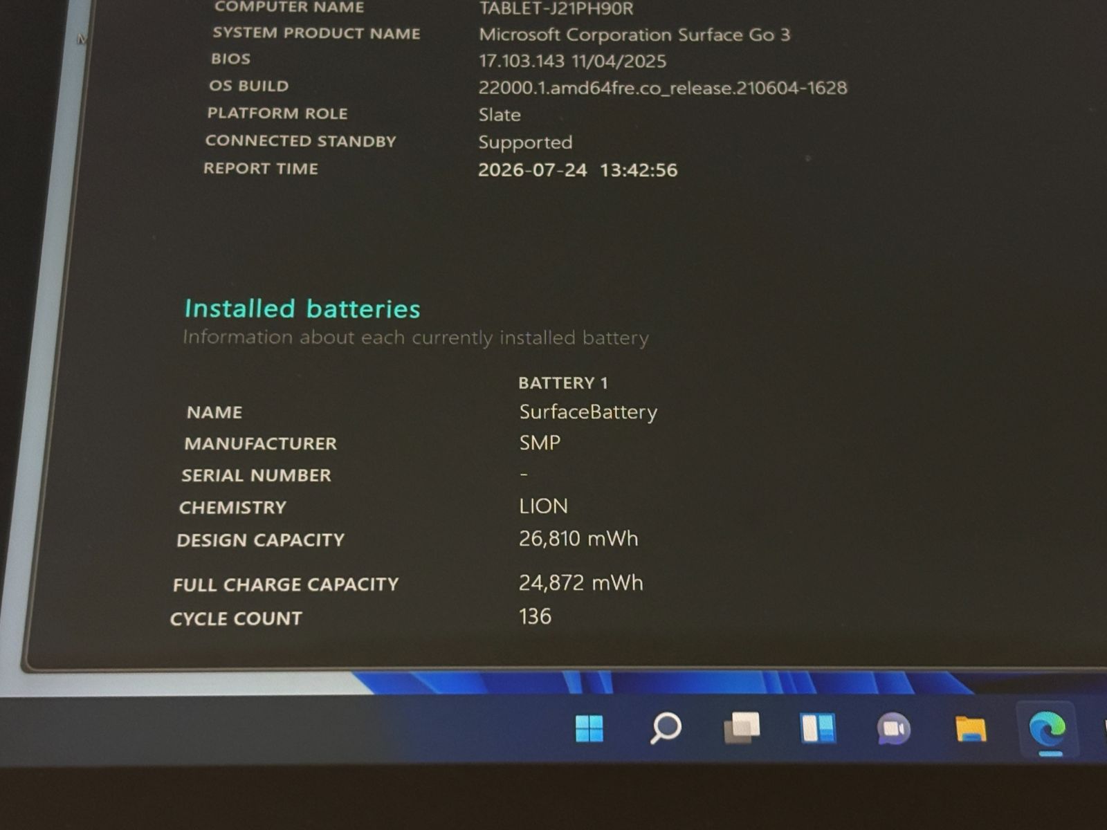 バッテリー良好】Surface Go 3 Core i3 8GB/128GB LTE - メルカリ