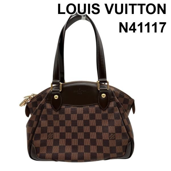 Louis Vuitton ハンドバッグ ダークブラウン ○ ルイヴィトン LOUIS VUITTON ハンドバッグ 鞄 ダミエ ヴェローナPM