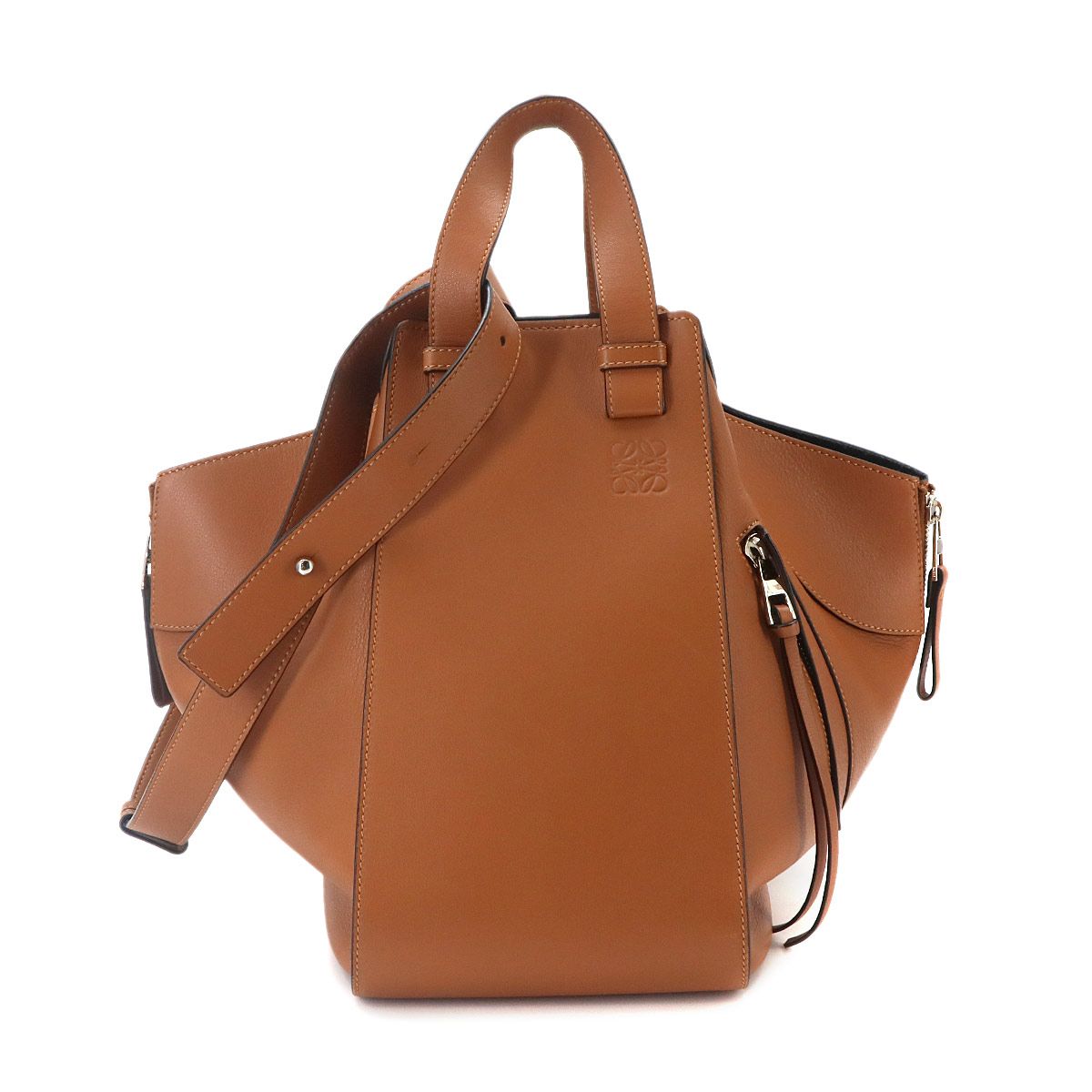 新品同様 ロエベ LOEWE ハンモック ミディアム 2way ハンド ショルダー 