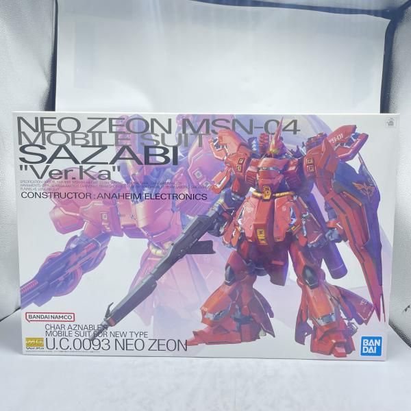 【中古】ｶﾞﾝﾀﾞﾑ）MG 1/100 MSN-04 ｻｻﾞﾋﾞｰ Ver.Ka[92][240092246529]