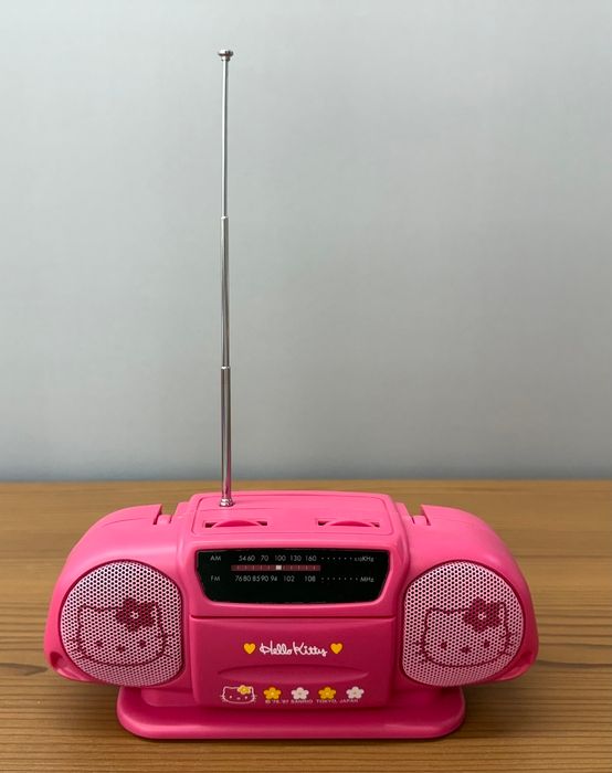 1997年 レトロ サンリオ ハローキティ AM/FM ミニポータブルラジオ