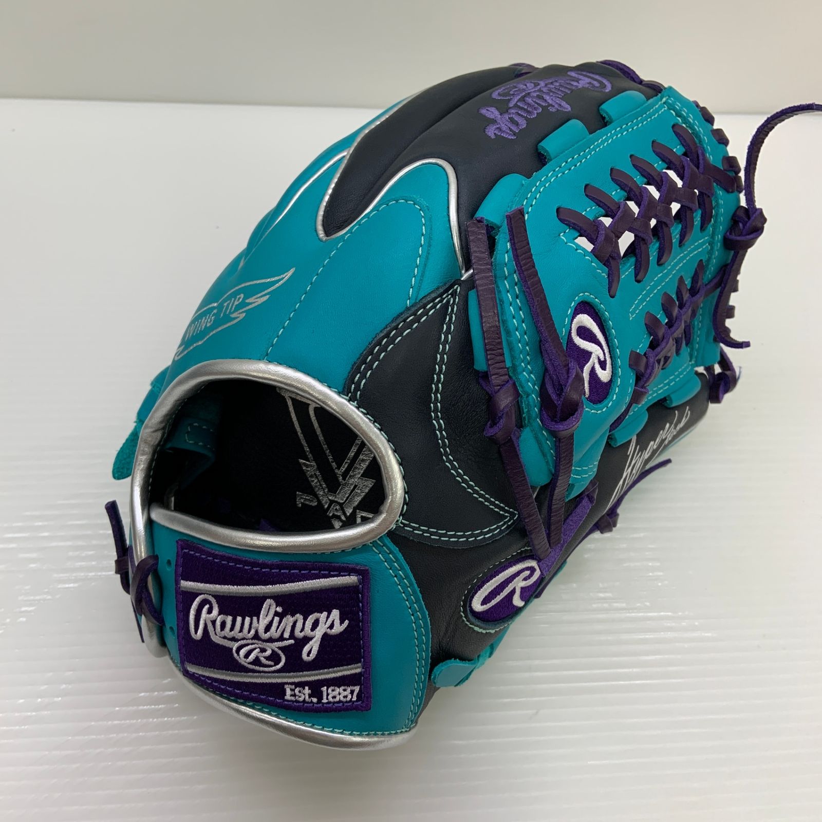 Rawlings - 中古品 ローリングス Rawlings ハイパーテック 軟式 オールラウンド用グローブ GR4HTCN55W 4893 ローリングス Rawlings ハイパーテック GR4HTCN55W 軟式 大人 一般