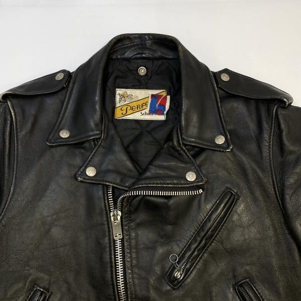 中古】80s Schott バイカータグ後期 618 ダブルライダースジャケット