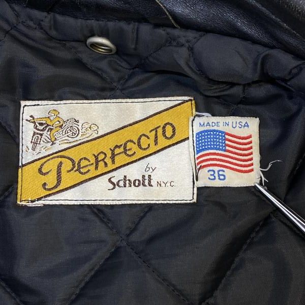 中古】80s Schott バイカータグ後期 618 ダブルライダースジャケット