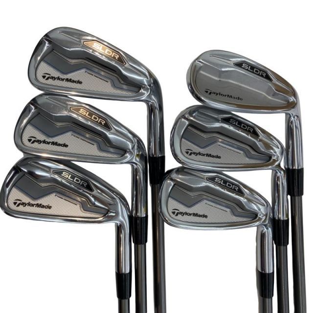 【中古】 テーラーメイド SLDR 6S アイアンセット IR TM7-214 (フレックスR) メンズ 男性用 右利き 右用 Cランク ゴルフクラブ