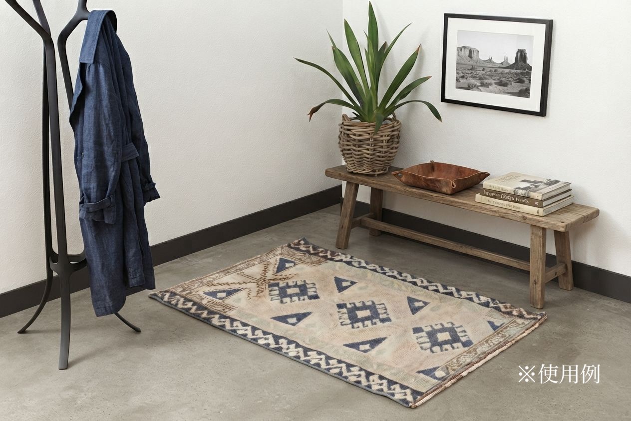 RUG】10 Vintage Turkish ヴィンテージトルコラグ