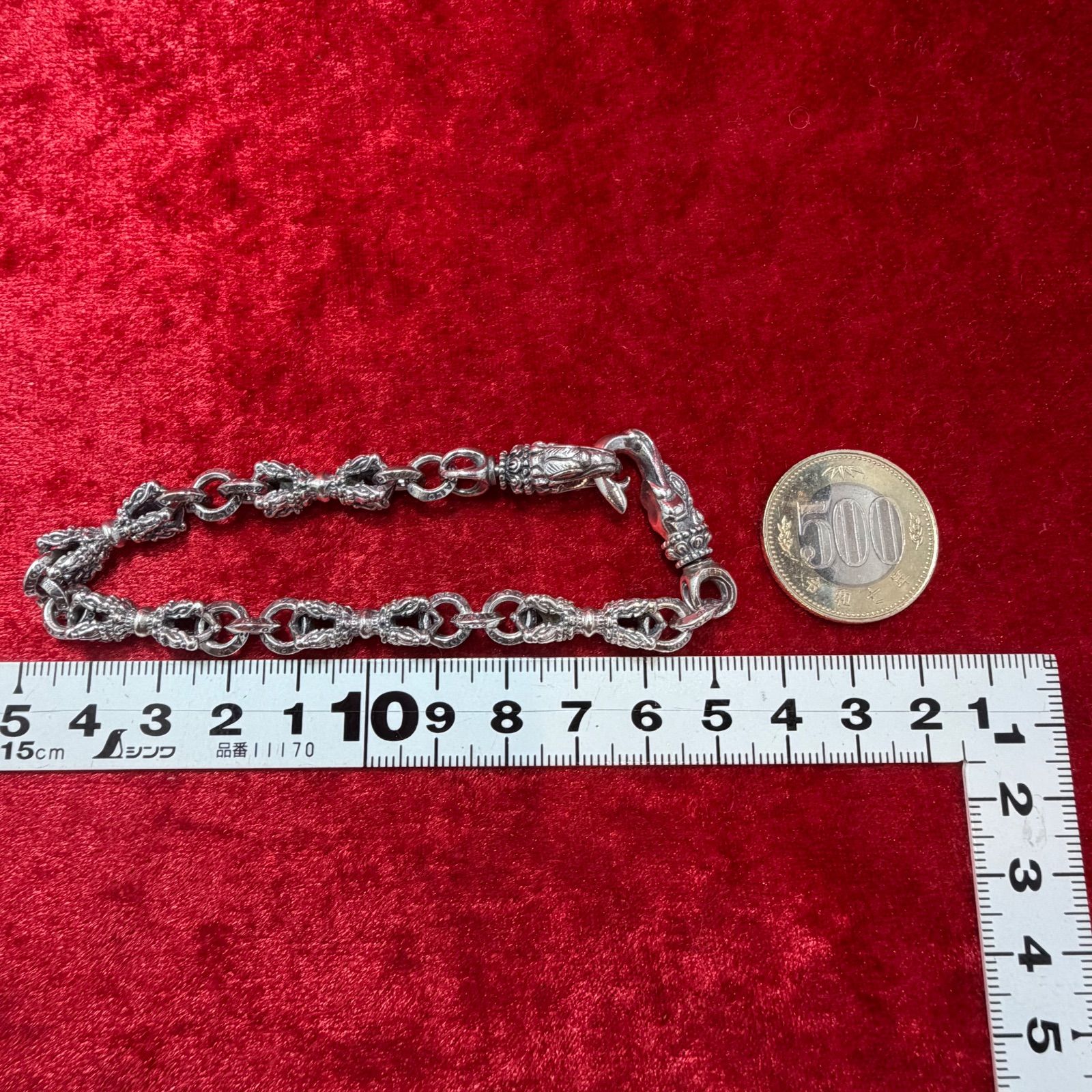 美品 ブレスレット シルバー950 /38.6g バードドージェ ソカロ/ZOCALO