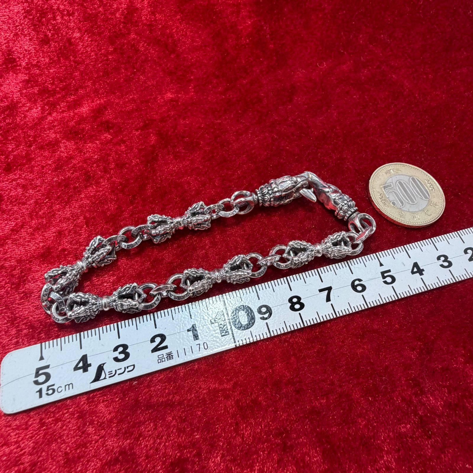 美品 ブレスレット シルバー950 /38.6g バードドージェ ソカロ/ZOCALO