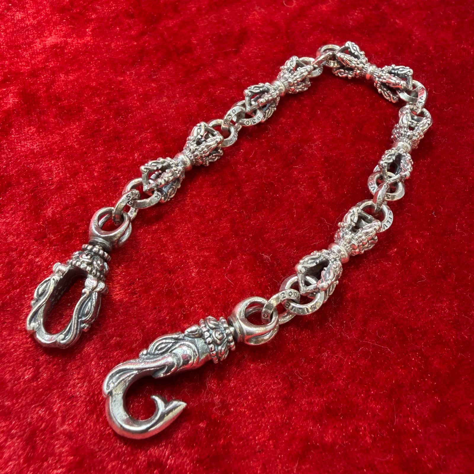 美品 ブレスレット シルバー950 /38.6g バードドージェ ソカロ/ZOCALO