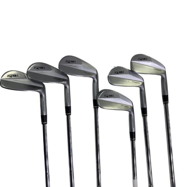 【中古】 本間ゴルフ TOUR WORLD TR20B 6S アイアンセット IR 純正特注シャフト (フレックスX) メンズ 男性用 右利き 右用 Cランク ゴルフクラブ