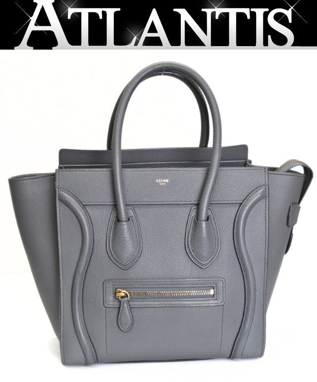 セリーヌ CELINE ラゲージ マイクロ ショッパー ハンドバッグ レザー