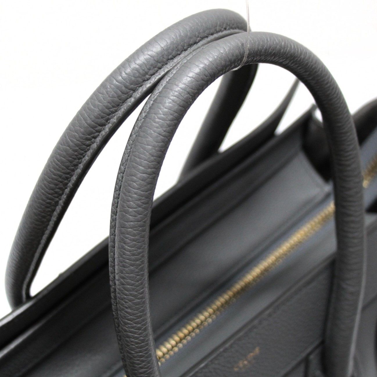 セリーヌ CELINE ラゲージ マイクロ ショッパー ハンドバッグ レザー