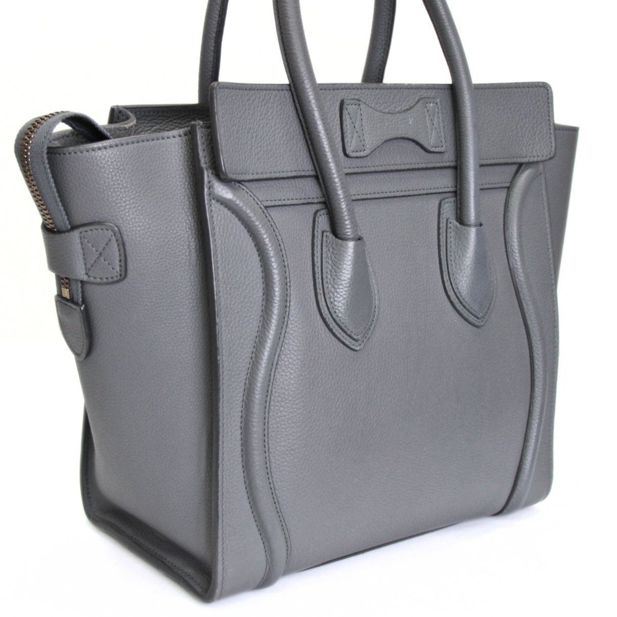 セリーヌ CELINE ラゲージ マイクロ ショッパー ハンドバッグ レザー
