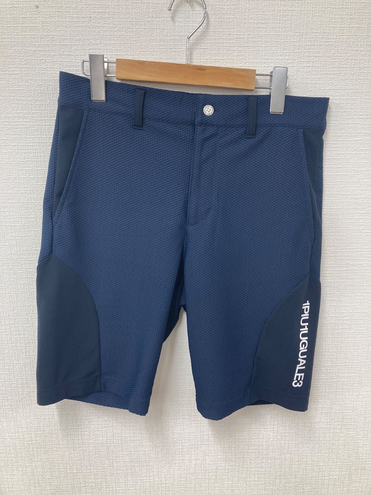 G3082　1PIU1UGUALE3 GOLF　ショートパンツ　（メッシュ素材／紺）
