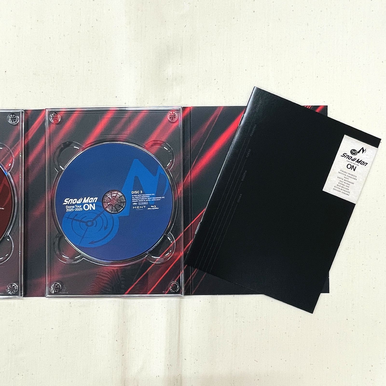 Blu-ray】 Snow Man Dome Tour 2025-2026 ON 初回盤 + 通常版 セット