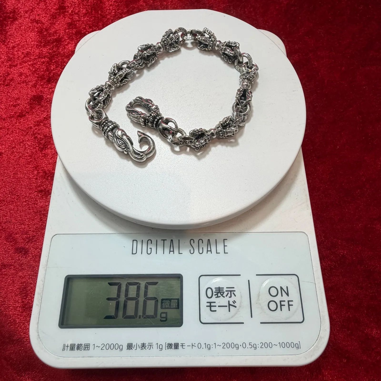 美品 ブレスレット シルバー950 /38.6g バードドージェ ソカロ/ZOCALO