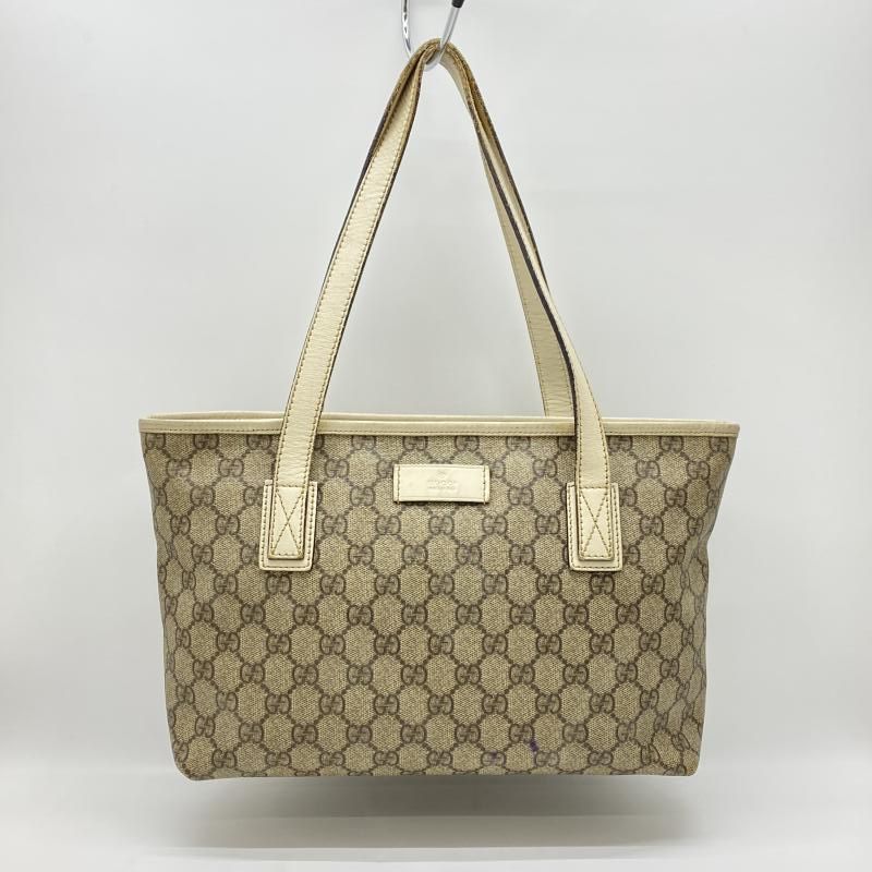 中古】GUCCI GGスプリーム トートバッグ 211138 ※状態考慮 R-C グッチ