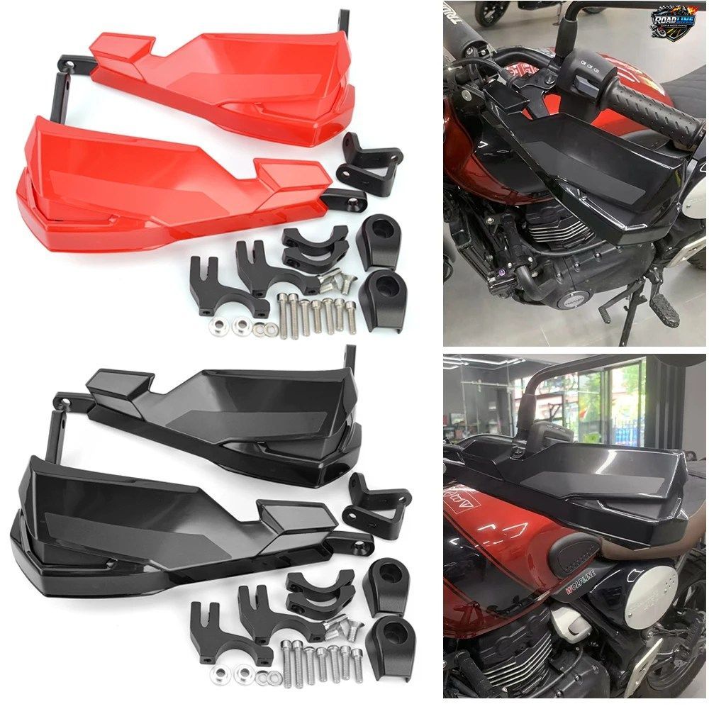 トライアンフ スクランブラー 400 X 400X 用ハンドガード、プロテクションハンドル、ハンドガード、ハンドルバー、ディフレクター、ウイン