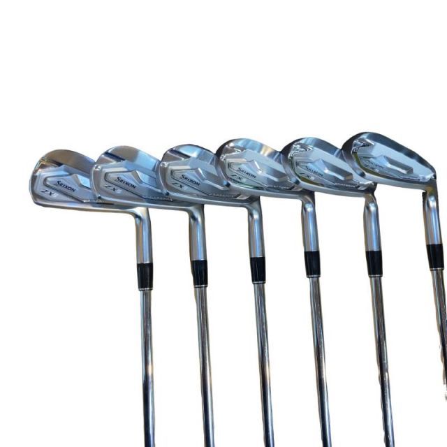 【中古】 ダンロップ SRIXON ZX5 Mk II 6S アイアンセット IR 純正特注シャフト (フレックスS) メンズ 男性用 右利き 右用 Cランク ゴルフクラブ