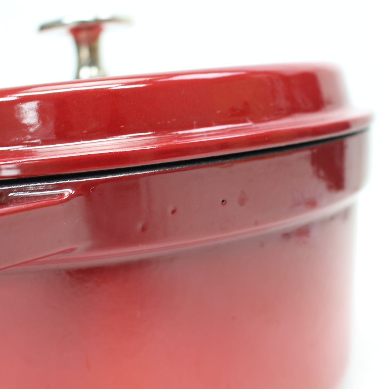 699)【美品】STAUB（ストウブ）ピコ・ココット ラウンド 20cm チェリー