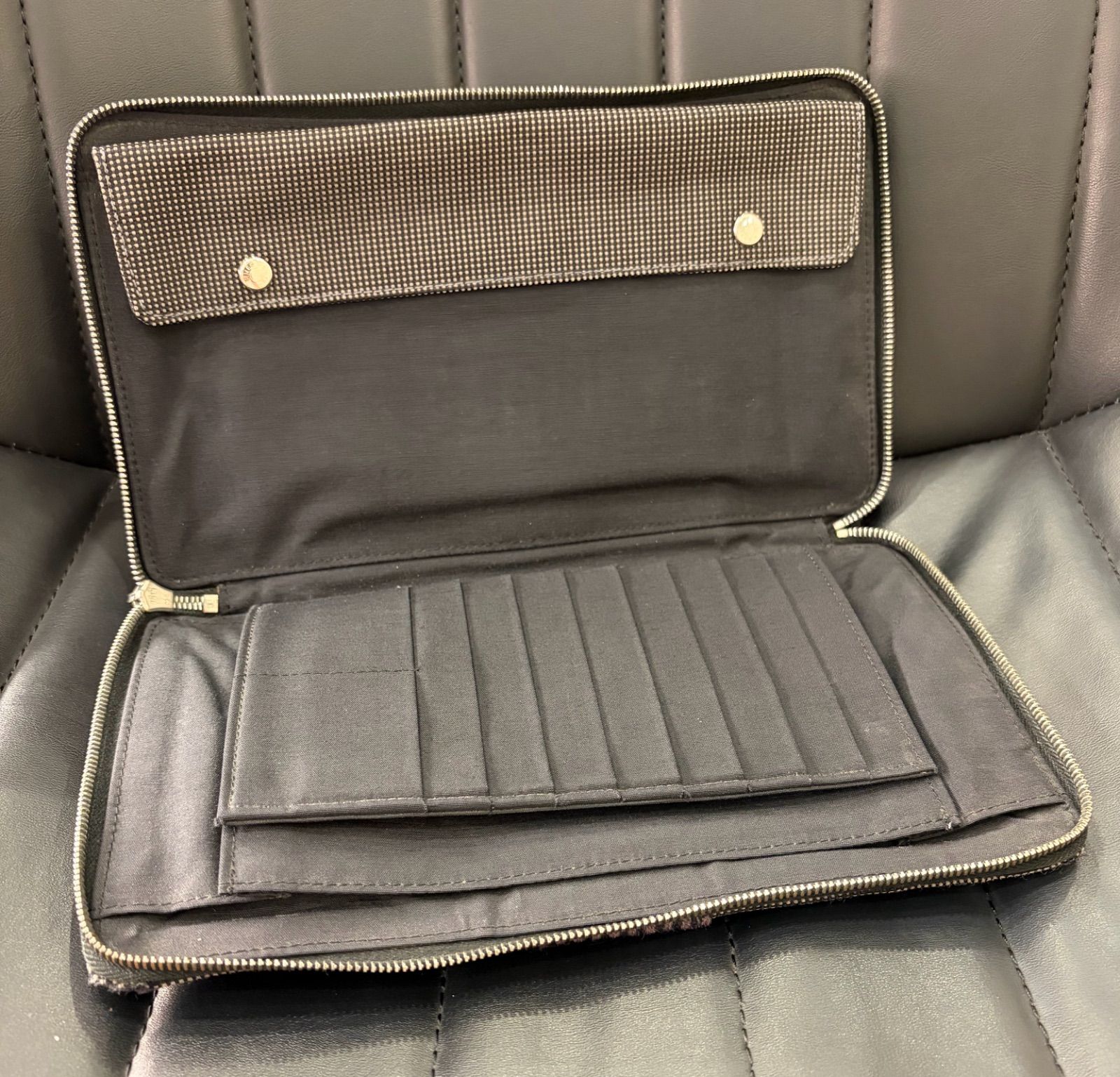 ☆NA6325 HERMES エルメス エールライン パースGM ラウンドファスナー