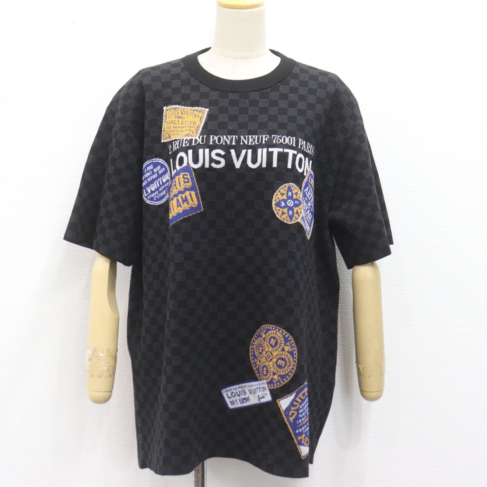 ITQZNLT676M4 未使用 保管品 LOUIS VUITTON ルイヴィトン ダミエ ショートスリーブ シグネチャークルーネック XL 25SS RM252M UQH HTN10W メンズ 半袖 ITQZNLT676M4 未使用 保管品 LOUIS VUITTON ルイヴィトン ダミエ