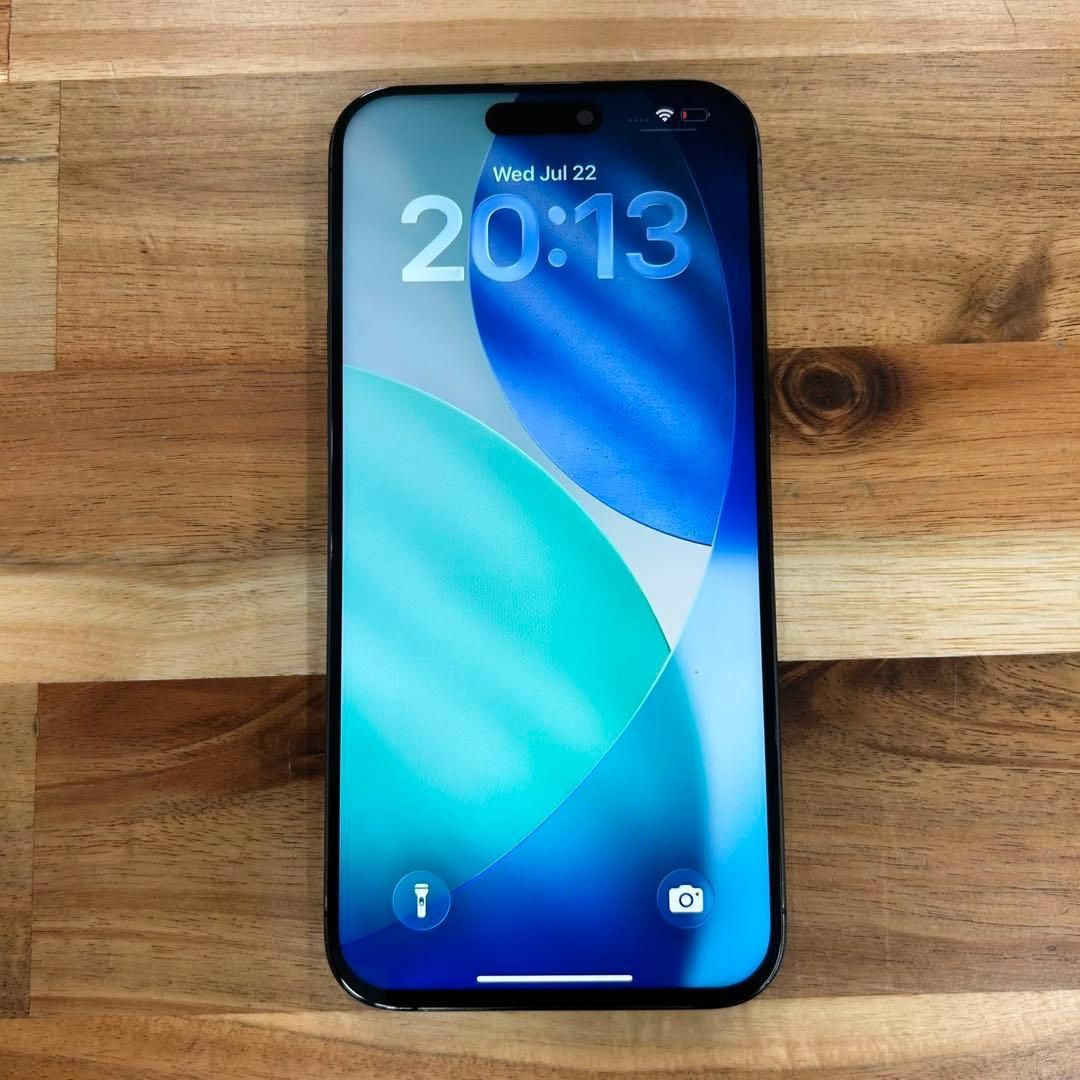 iPhone 15 Pro Max 256GB 青チタニウム 中古 SIMフリー - メルカリ
