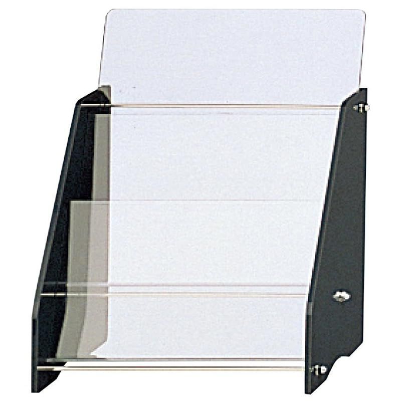 【新品】 プラス 卓上パンフレット台 PA型/A4判1列2段 21-667 PA-12A 1 7,669円